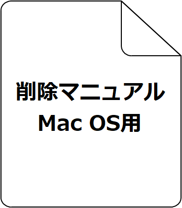 削除マニュアル(Mac用)